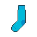 Socks pixel art. pixelated sox 8bit. vector illustration Retro video game style