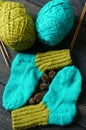 Socks, stockings, winter, knit, handmade