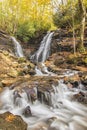Soco Falls - Cherokee Indian Reservation - Western NC Royalty Free Stock Photo