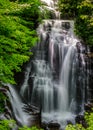 Soco Falls in Cherokee, North Carolina Royalty Free Stock Photo