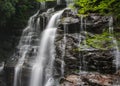 Soco Falls Near Cherokee Royalty Free Stock Photo