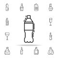 soda bottle dusk icon. Drinks & Beverages icons universal set for web and mobile Royalty Free Stock Photo