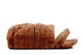 soda bread sliced on white background Royalty Free Stock Photo