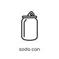 Soda can icon from Drinks collection.