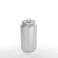 Soda can open the lid with droplet Mockup Royalty Free Stock Photo