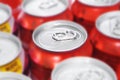 Soda cans Royalty Free Stock Photo