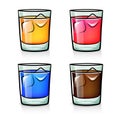 soda or cocktail cartoon isolated Royalty Free Stock Photo