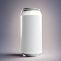 Soda drink or beer can, metail container for liquids, generic blank product packaging mockup Royalty Free Stock Photo