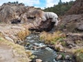 Jemez Springs Soda Dam in New Mexico Royalty Free Stock Photo