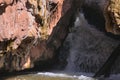 Soda Dam Waterfall Closeup Royalty Free Stock Photo