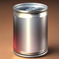 Soda drink or beer can, metail container for liquids, generic blank product packaging mockup Royalty Free Stock Photo