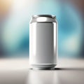 Soda drink or beer can, metail container for liquids, generic blank product packaging mockup Royalty Free Stock Photo