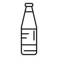 Soda drink bottle icon outline vector. Vending machine Royalty Free Stock Photo