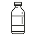 Soda drink icon outline vector. Protein nutrition