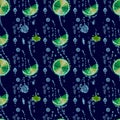 Soda drink. mojito print. seamless pattern with lime, ice cubes and mint leaves Bright citrus background. mojito from limes