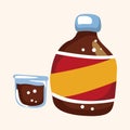 Soda drinks theme elements