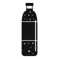 Soda plastic bottle icon, simple style Royalty Free Stock Photo
