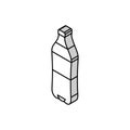 soda plastic bottle isometric icon vector illustration Royalty Free Stock Photo