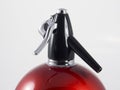 Soda syphon detail of top Royalty Free Stock Photo
