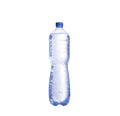 Soda water bottle with blank label. Royalty Free Stock Photo