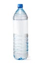 Soda water bottle with blank label Royalty Free Stock Photo