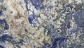 Sodalite Blue and White and Metallic Stone Background Royalty Free Stock Photo