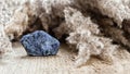 Sodalite crystal mineral is third eye chakra stone Royalty Free Stock Photo