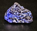 Sodalite isolated stone Royalty Free Stock Photo