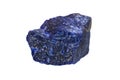 Sodalite on white background Royalty Free Stock Photo