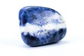 Sodalite on a white background