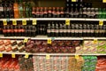 Sodas in supermarket Royalty Free Stock Photo