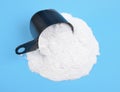 Sodium carbonate also known as washing soda, soda ash and soda crystals. Royalty Free Stock Photo