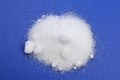 Sodium chloride commonly known as edible salt, is an ionic compound with the chemical formula NaCl. Royalty Free Stock Photo