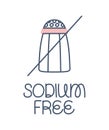 sodium free icon