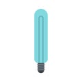 Sodium lamp icon, flat style