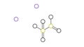 sodium metabisulfite molecule, structural chemical formula, ball-and-stick model, isolated image antioxidant e223