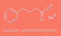 Sodium phenylbutyrate urea cycle disorders drug molecule. Also acts as histone acetylase HDAc inhibitor and chemical chaperone..