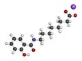 Sodium salcaprozate (SNAC, sodium N-[8-(2-hydroxybenzoyl)amino] caprylate) oral absorption promoter. Used to increase the