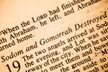 Sodom and Gomorrah Destroyed Royalty Free Stock Photo