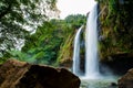 Sodong Waterfall Ciletuh Sukabumi Indonesia Royalty Free Stock Photo