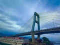 Soekarno bridge in the port city of Manado, North Sulawesi, Indonesia