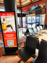 Soekarno Hatta Airport waiting room Royalty Free Stock Photo