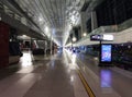 Soekarno Hatta International Airport in Indonesia during the pandemic is very quiet and awake Royalty Free Stock Photo