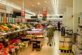 Soest, Germany - December 16, 2017: Buyers in supermarket LIDL. LIDL Stiftung & Co. KG Royalty Free Stock Photo