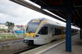 Soest, Germany - December 26, 2017: Eurobahn train Regional Train at the railway station