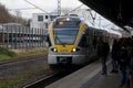 Soest, Germany - December 26, 2017: Eurobahn train Regional Train at the railway station