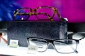 Soest, Germany - January 14, 2019: PRADA glasses in the shop window