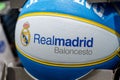 Soest, Germany - January 7, 2019: Real Madrid Baloncesto English: Real Madrid Basketball Ball Spalding