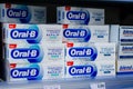 Soest, Germany - July 23, 2019: Oral-B Toothpaste for sale