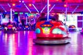 Soest, Germany - November 04, 2022: People riding bumper cars at  at the fair Royalty Free Stock Photo